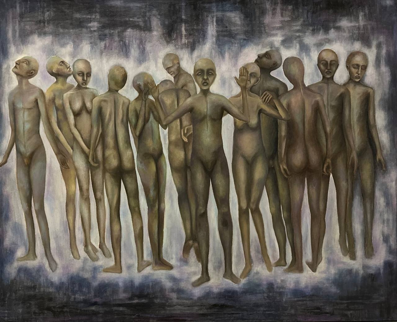Blindheit, acrylic on canvas, 2025