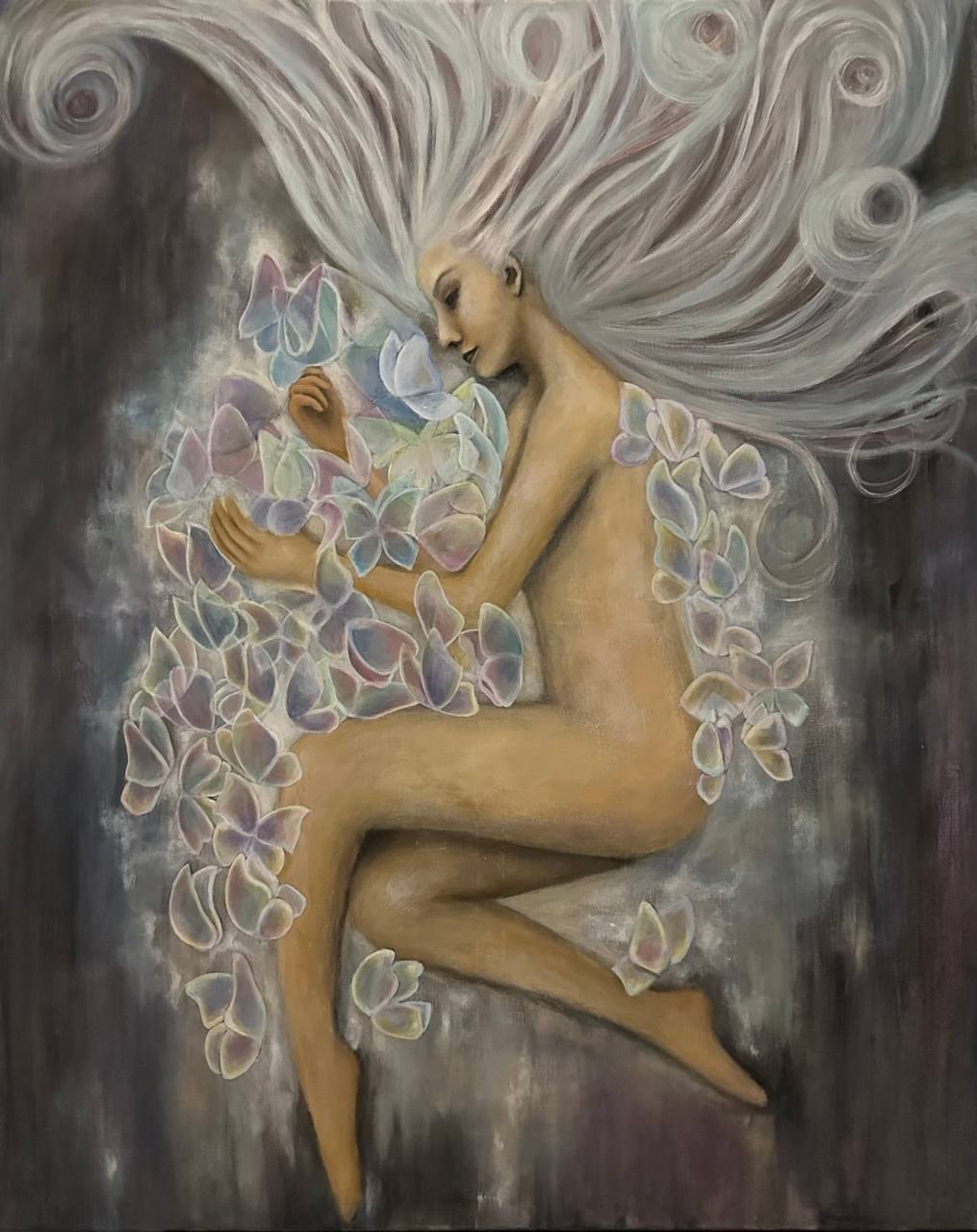 Der Traum, acrylic on canvas, 2024