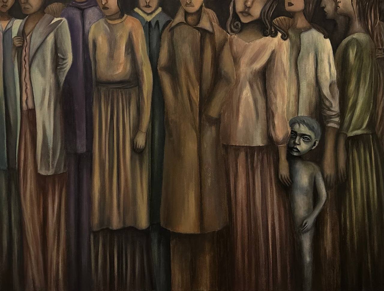 KIND, acrylic on canvas, 2025
