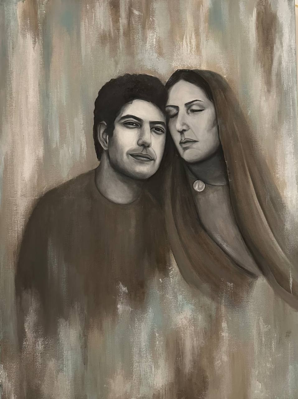 Untitled acrylic painting, 2021