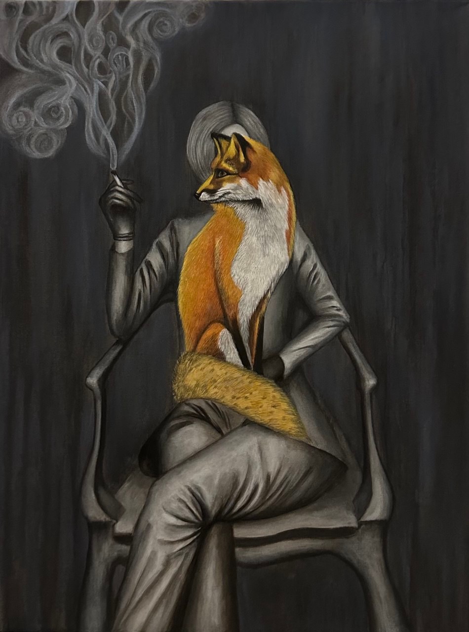 Untitled acrylic painting, 2020